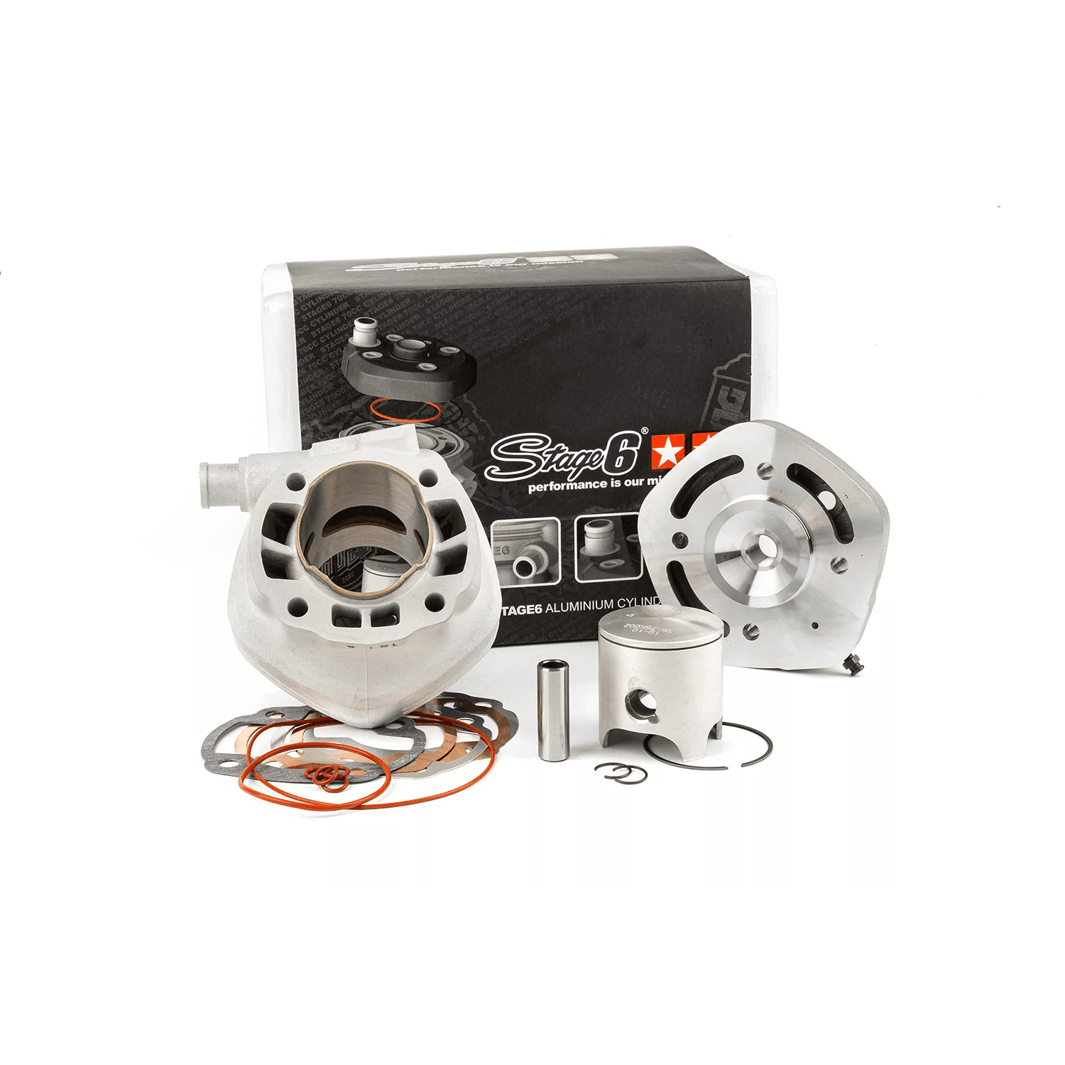Cilindro komplektas STAGE6 SPORT PRO MK2 70cc Minarelli Horizontal LC 12mm